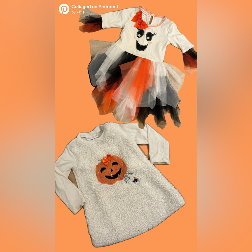 🎃👻 Bonnie Jean Halloween Dress Bundle (2T)